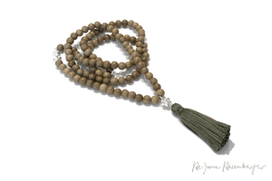 REJANE ROSENBERGER DESIGN rosewood mala "8mm" classic