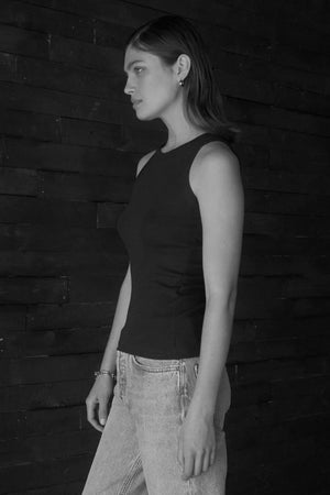 VELVET by Jenny Graham Ripp - Tank "CRUZ" schwarz