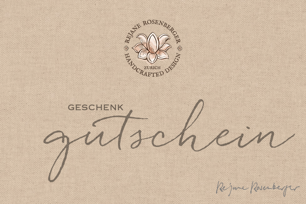Geschenkgutschein - Réjane Rosenberger Design