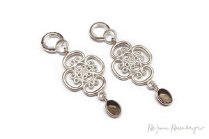 Creolen "Grace-Stone" - Réjane Rosenberger Design