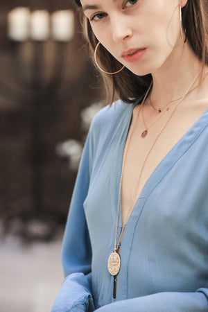 REJANE ROSENBERGER DESIGN Silberkette "Lotus" oval