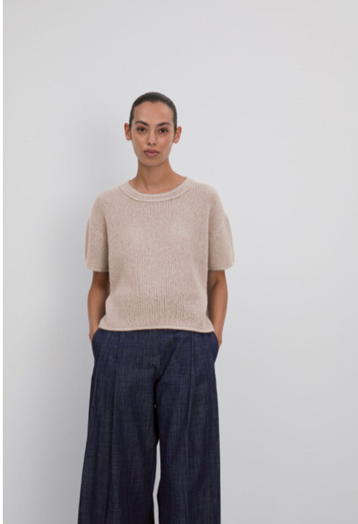 FFC Pullunder Kurzarm "15086" sand