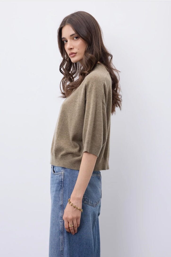 NOTSHY cashmere sweater "TINI" beige chiné