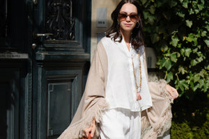 FFC Leinenhemd "11420" off-white oder sand (C)