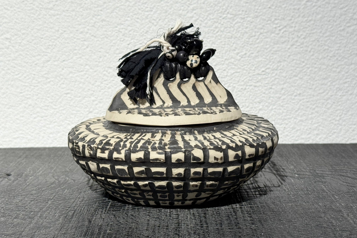 ANNA WESTERLUND Box Baciamo stripe black