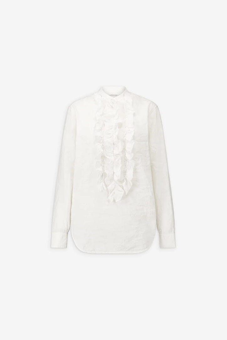 LAURENCE BRAS Baumwollbluse "CARITA" white