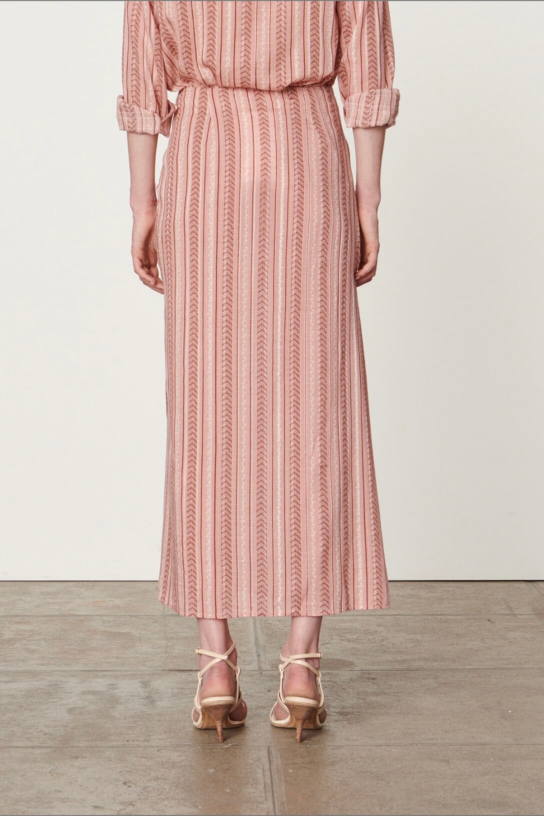 VANESSA BRUNO Midijupe "CALYP" quartz