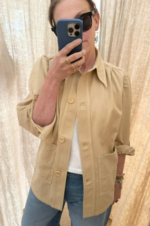 HAPPYHAUS "LE VESTE PEINTRE" beige vintage