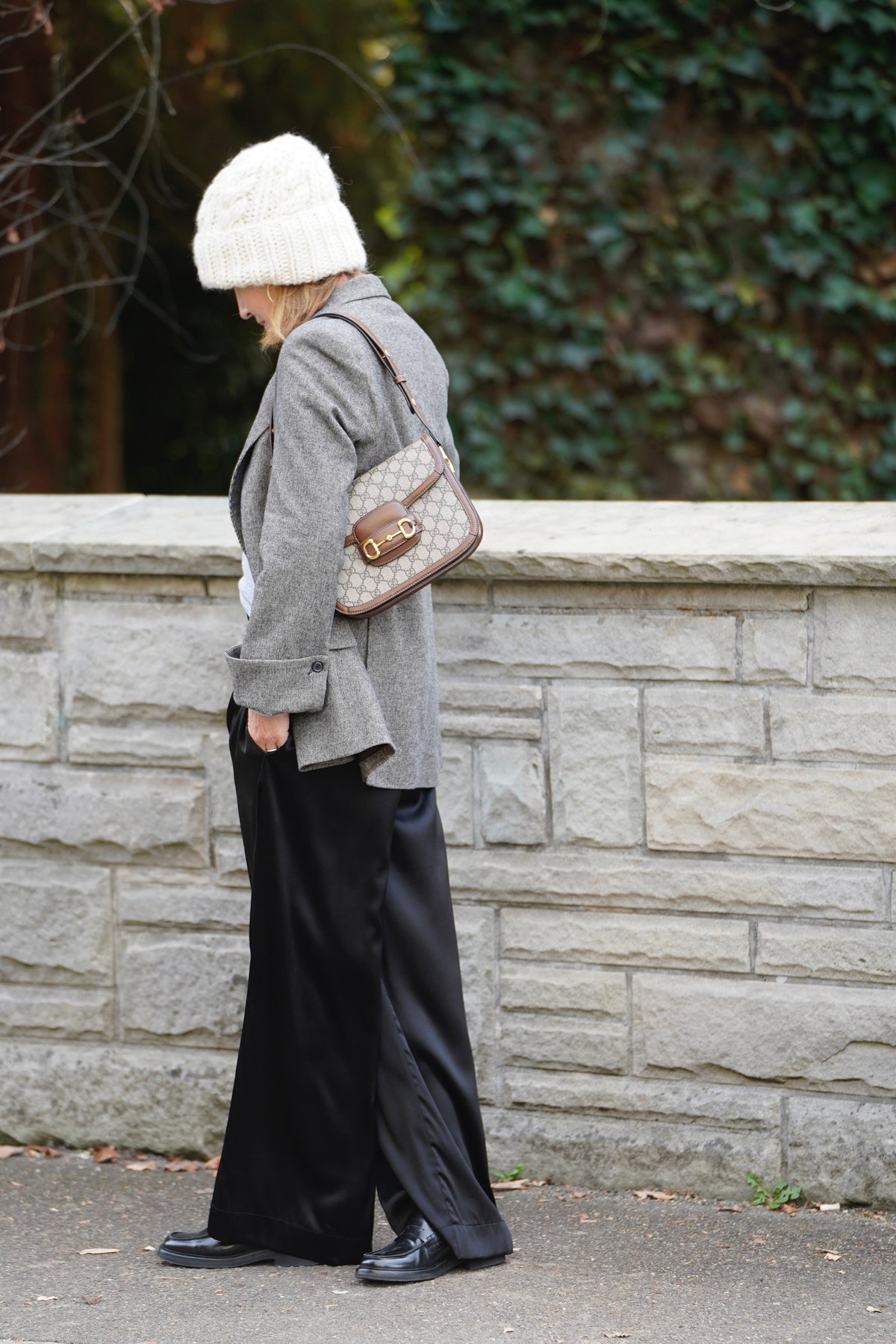 DEA KUDIBAL silk trousers "MARGO" black