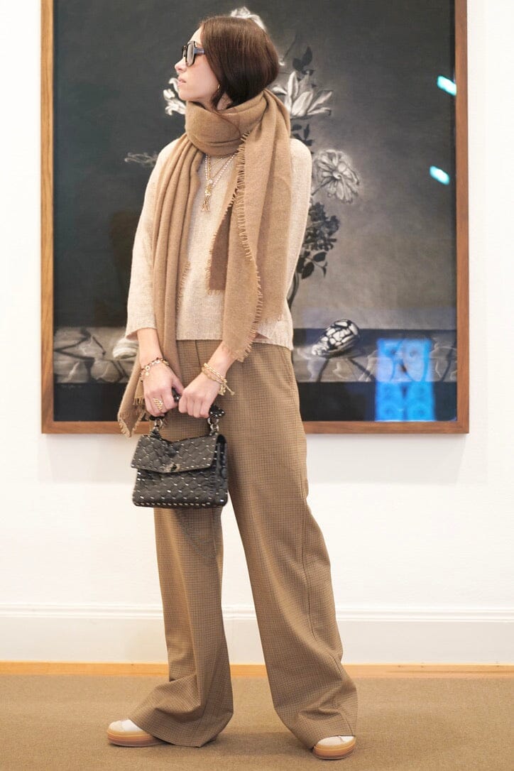 JONATHAN SIMKHAI Marlenehose "Juliette" carro camel