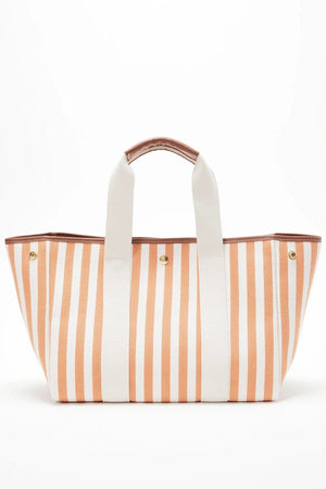 Cotton bag "Palais Royal" large camel stripe