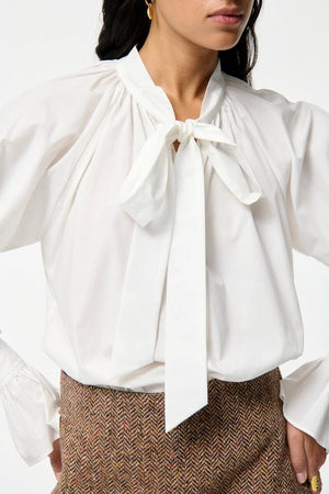 VANESSA BRUNO Baumwollbluse "FATIMA" weiss