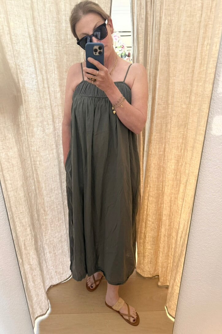 RABENS SALONER  Baumwollkleid "DORRIT" macadan