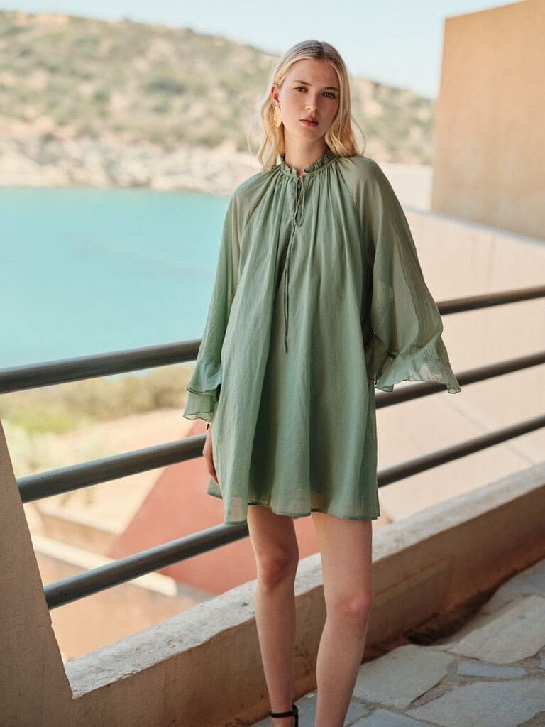 DEVOTION Baumwolltunika "NIVEA" green