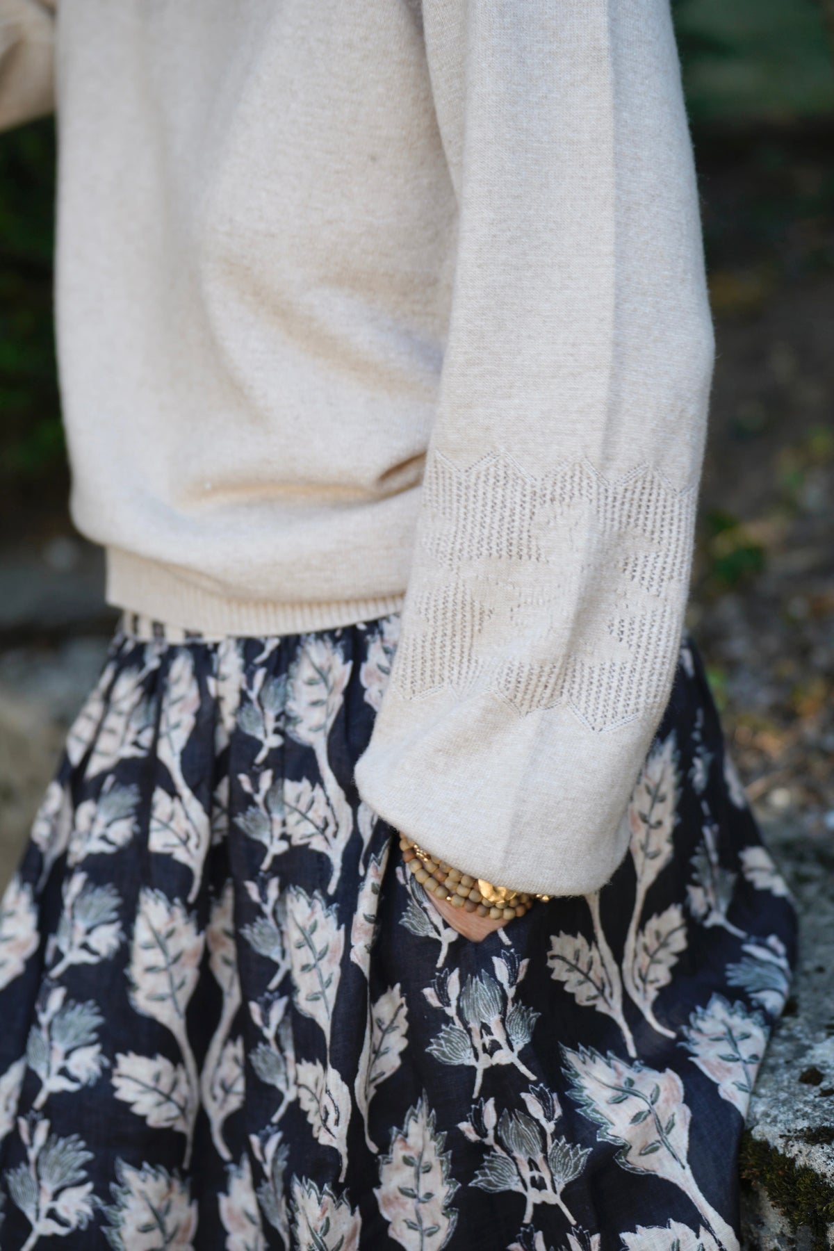 MAISON HOTEL cotton blouse "KERRY" off-white