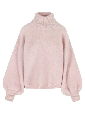 I LOVE MR MITTENS Chunky Wool "NAOMI" Sweater schwarz