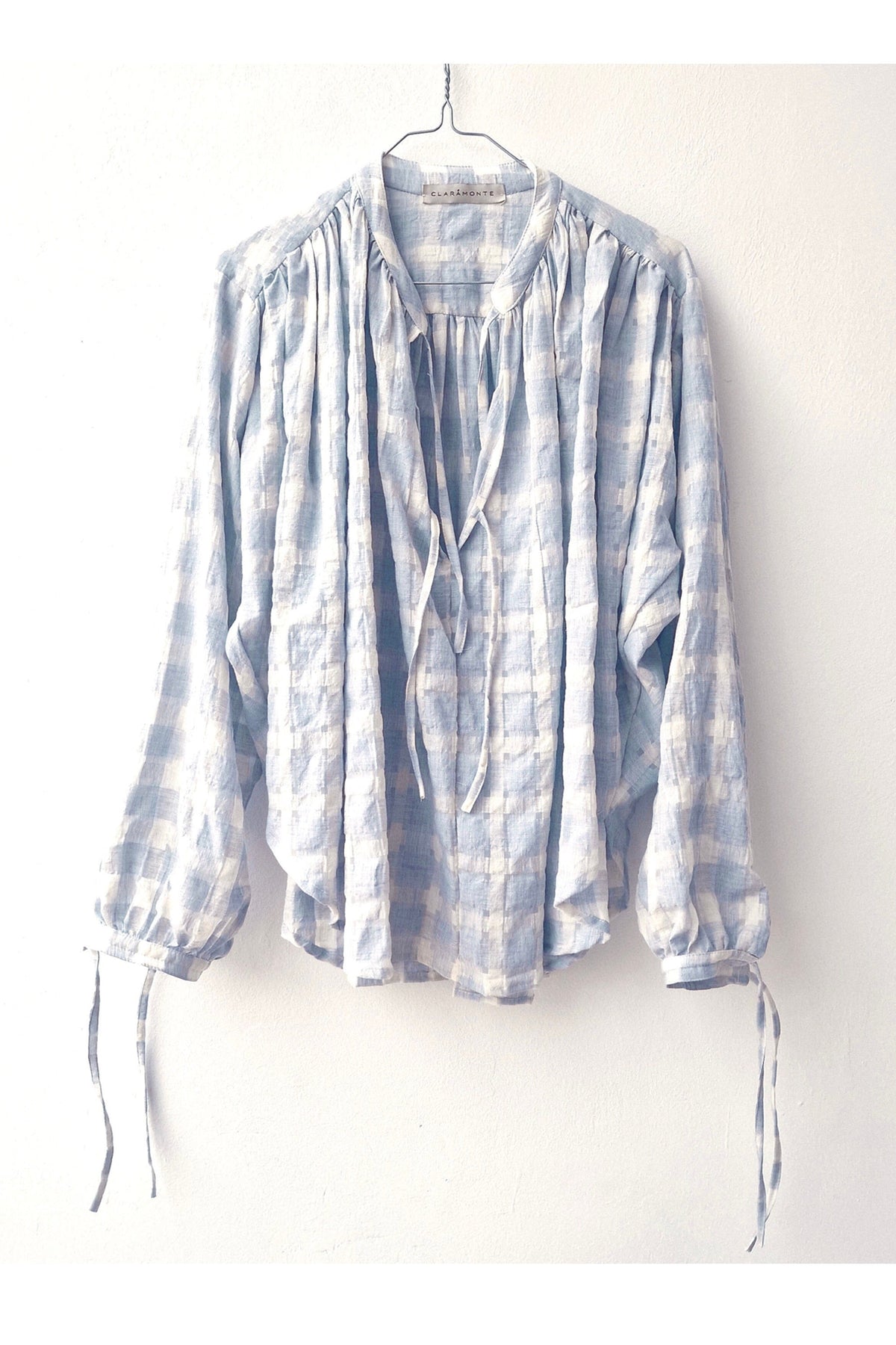 CLARAMONTE cotton blouse "Nina" patch black