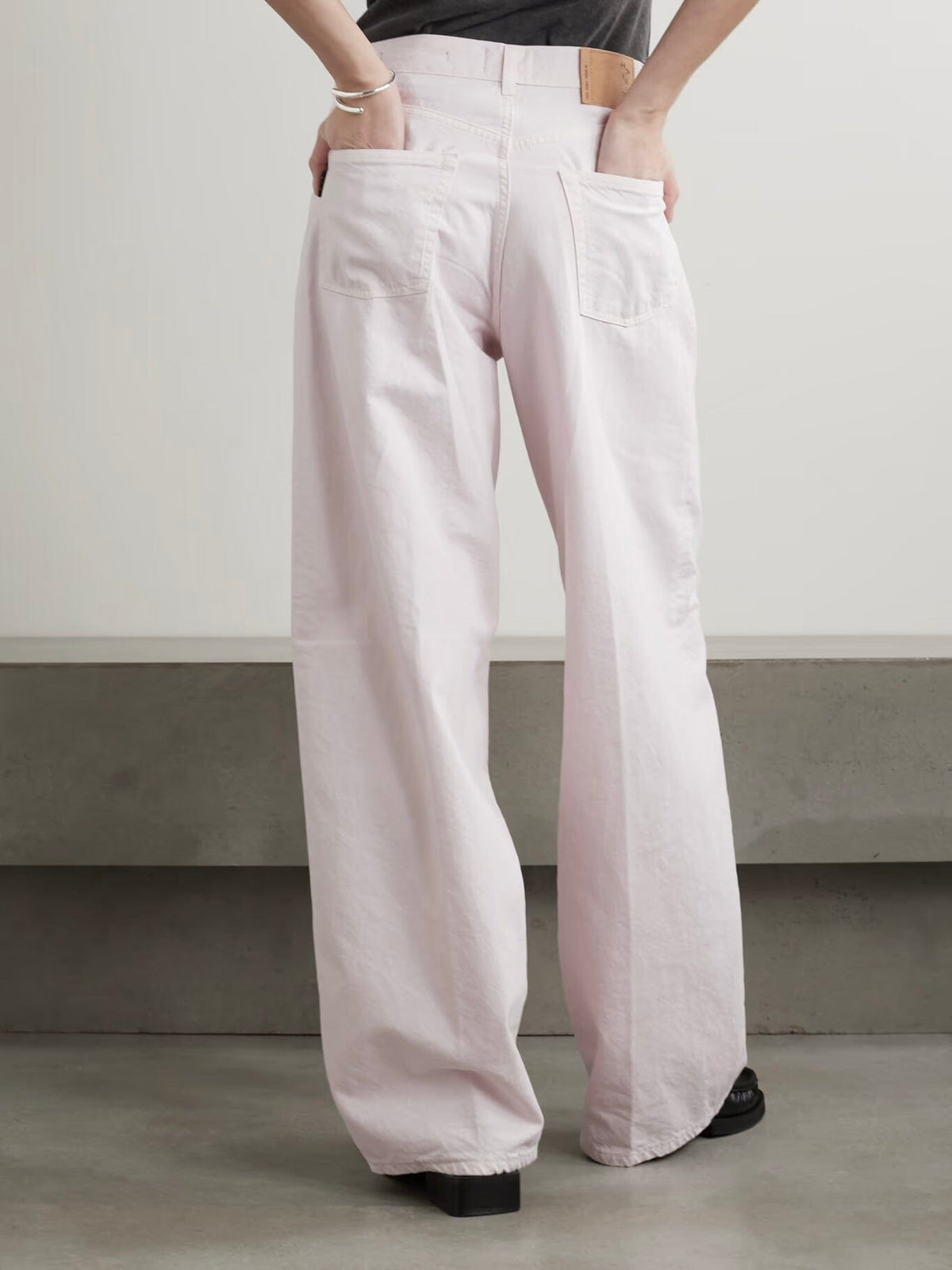 HAIKURE Wide Jeans "BETHANY" skin washed