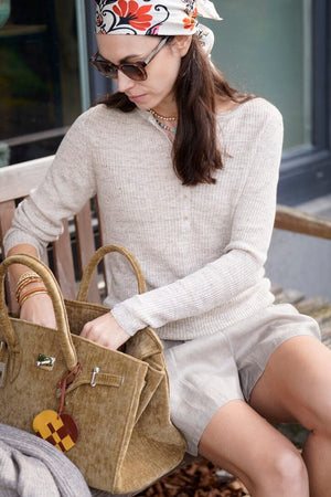 MASSCOB Leinen Shirt "SPRING" sand