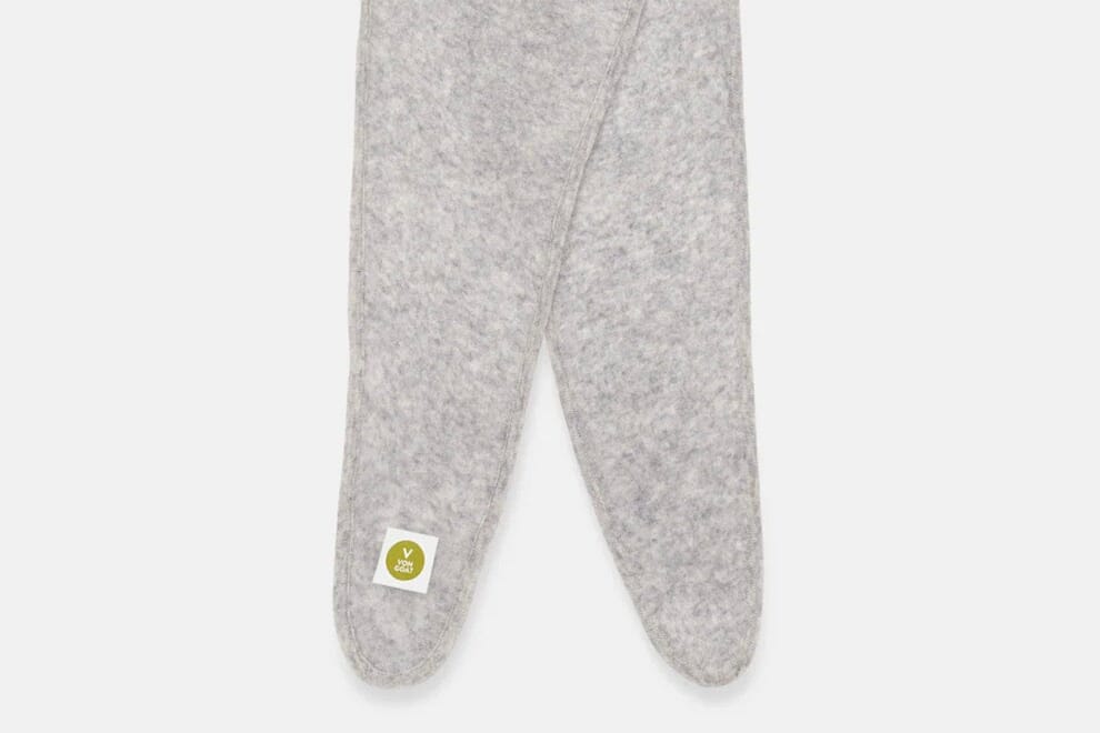 VON GOAT Cashmere Windboard mel light grey