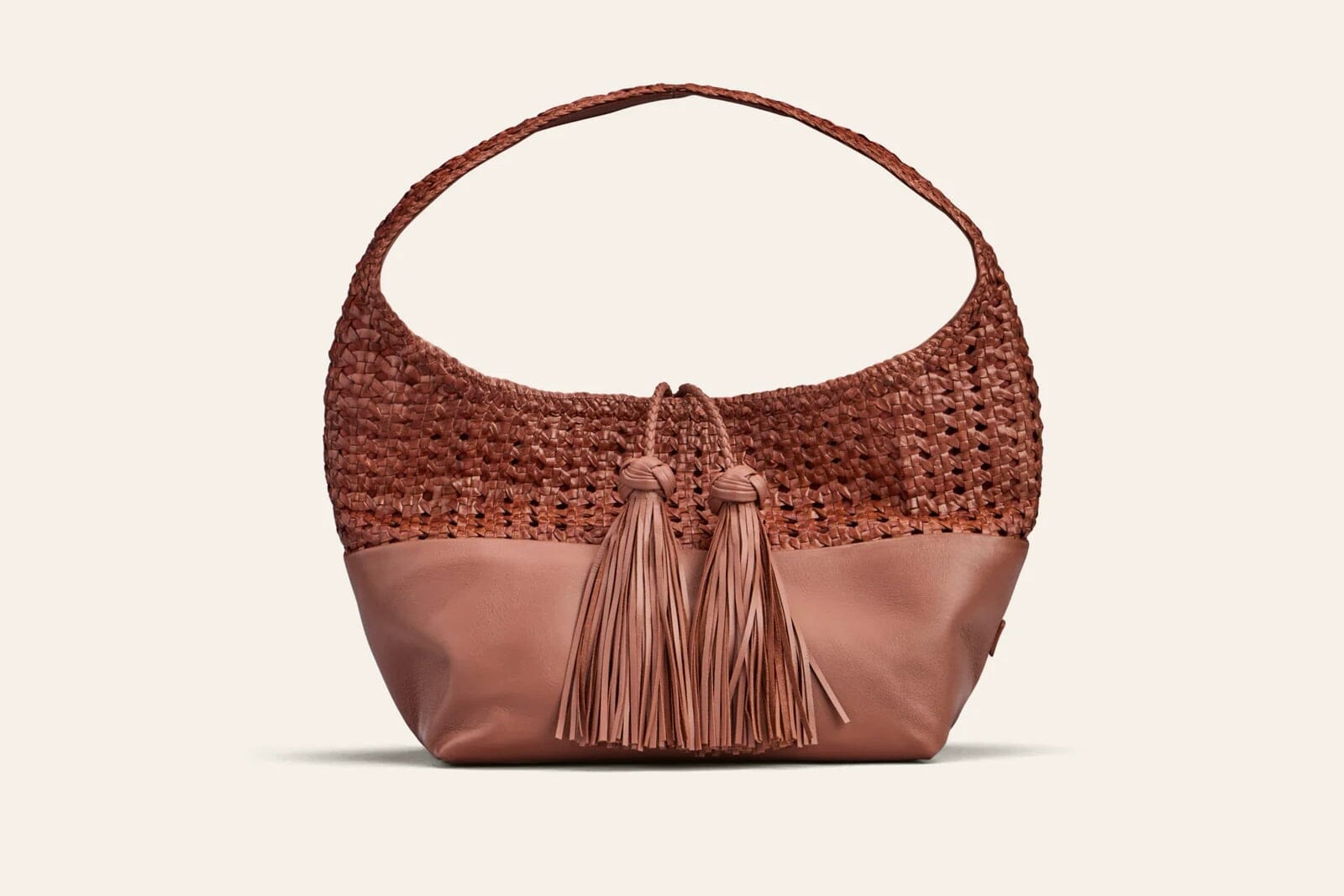 CALAJADE Ledertasche "IAK" camel