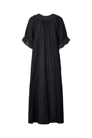 RABENS SALONER  Baumwollkleid "DOROTHEA" black