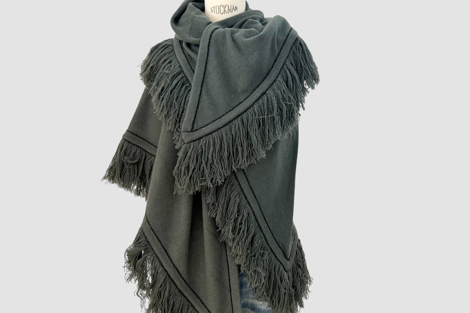 Choice by Réjane Rosenberger Cashmere Poncho black