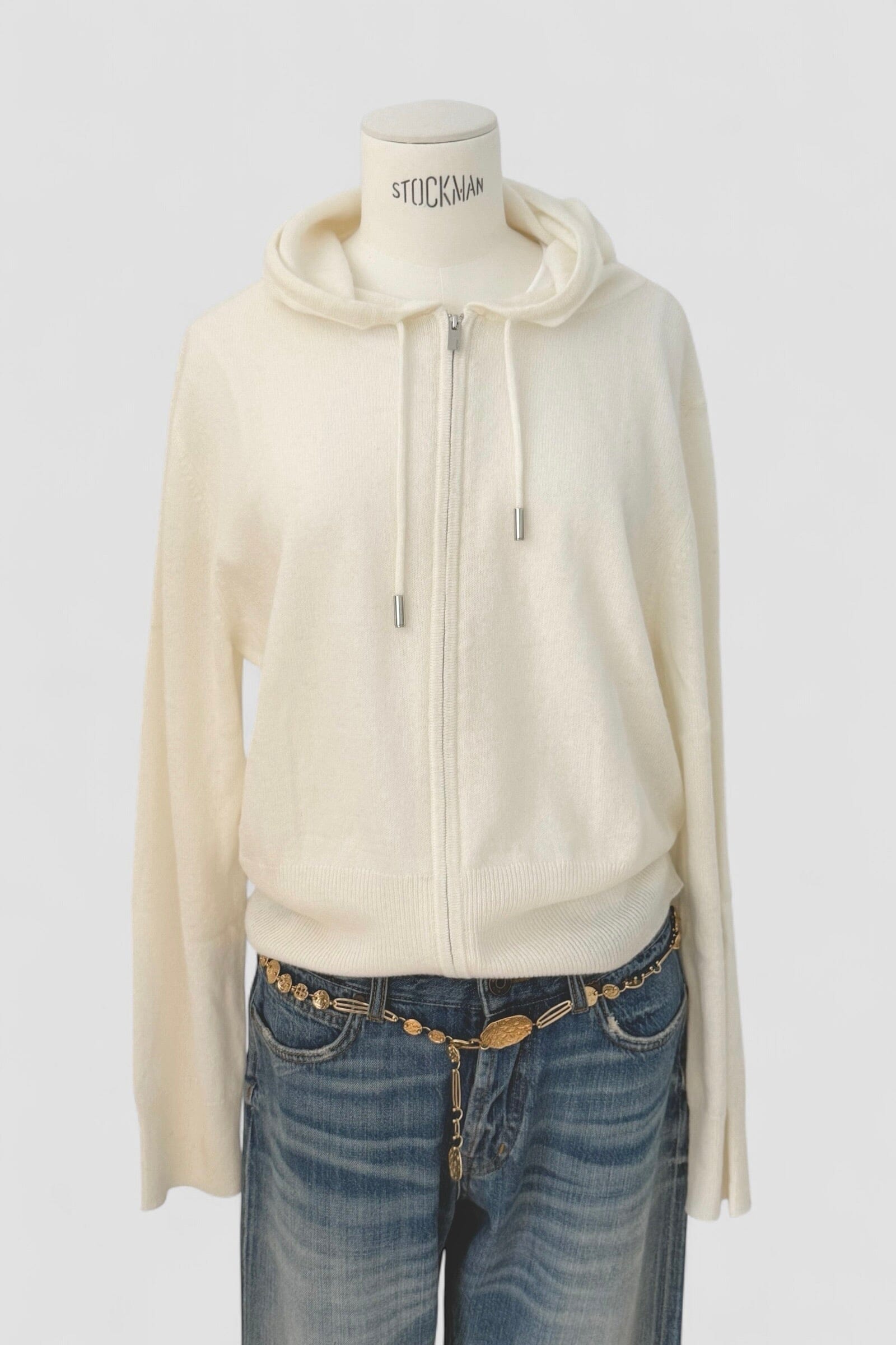 NOTSHY Cashmere Hoodie "CARA" off-white