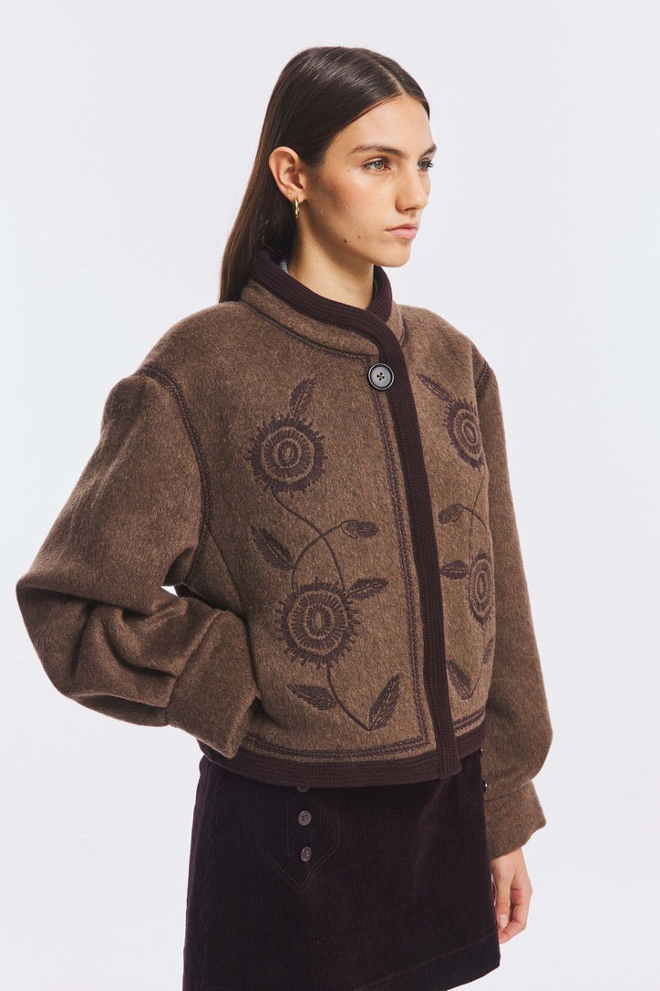 ANTIK BATIK Jacke "Willow" brown
