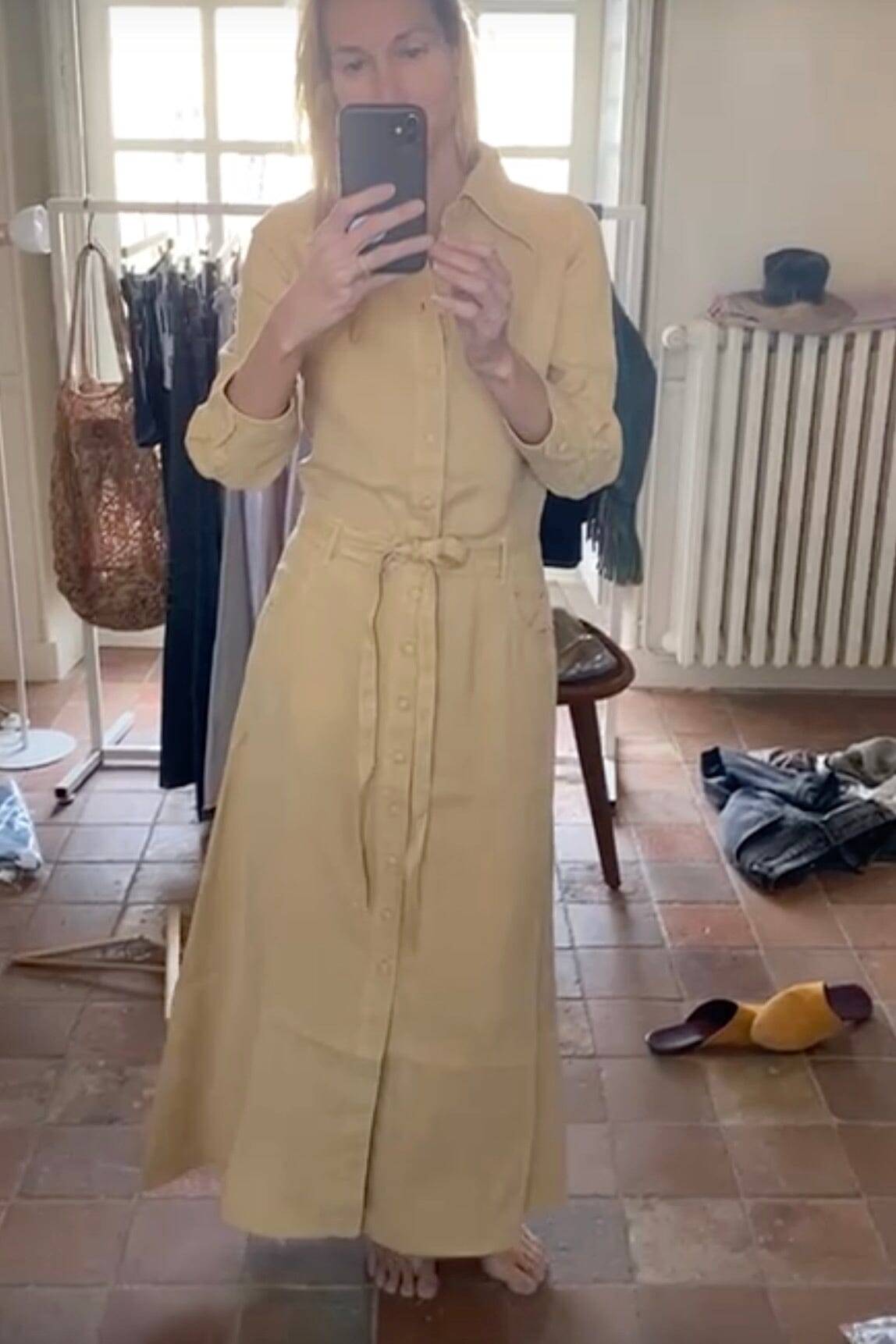 HAPPY HOUSE Jump Kleid "TROMPE L'Oeil" sand