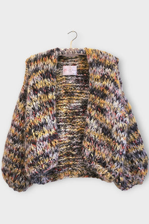 E WITH LOVE Handknit Jacke "JUNO" mix color