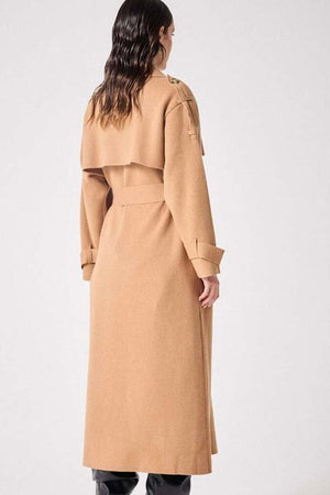 NOTSHY Cashmere Trench "ANDREA" camel