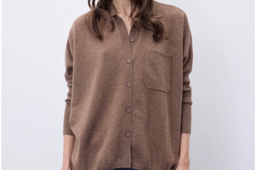 NOTSHY cashmere sweater "TINI" beige chiné
