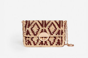 VANESSA BRUNO Raffiabag "Moon" nano