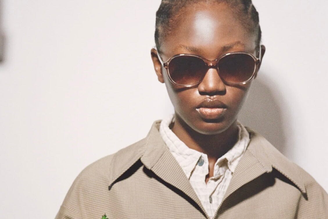 GARRETT LEIGHT Sunglasses "Morningside" Sun nude Gradient