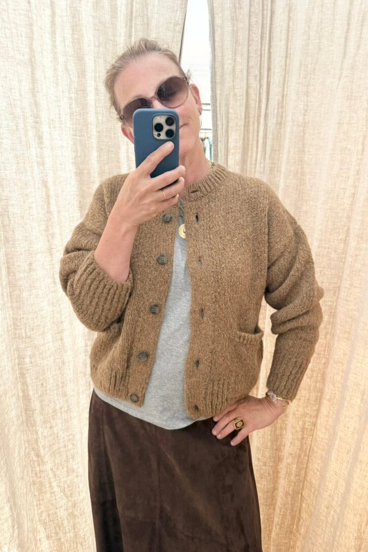 KNIT TED Kuscheljacke "BILLY" hazel