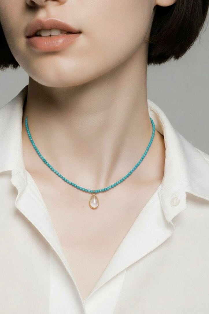 REJANE ROSENBERGER DESIGN Türkiskette "Moon"