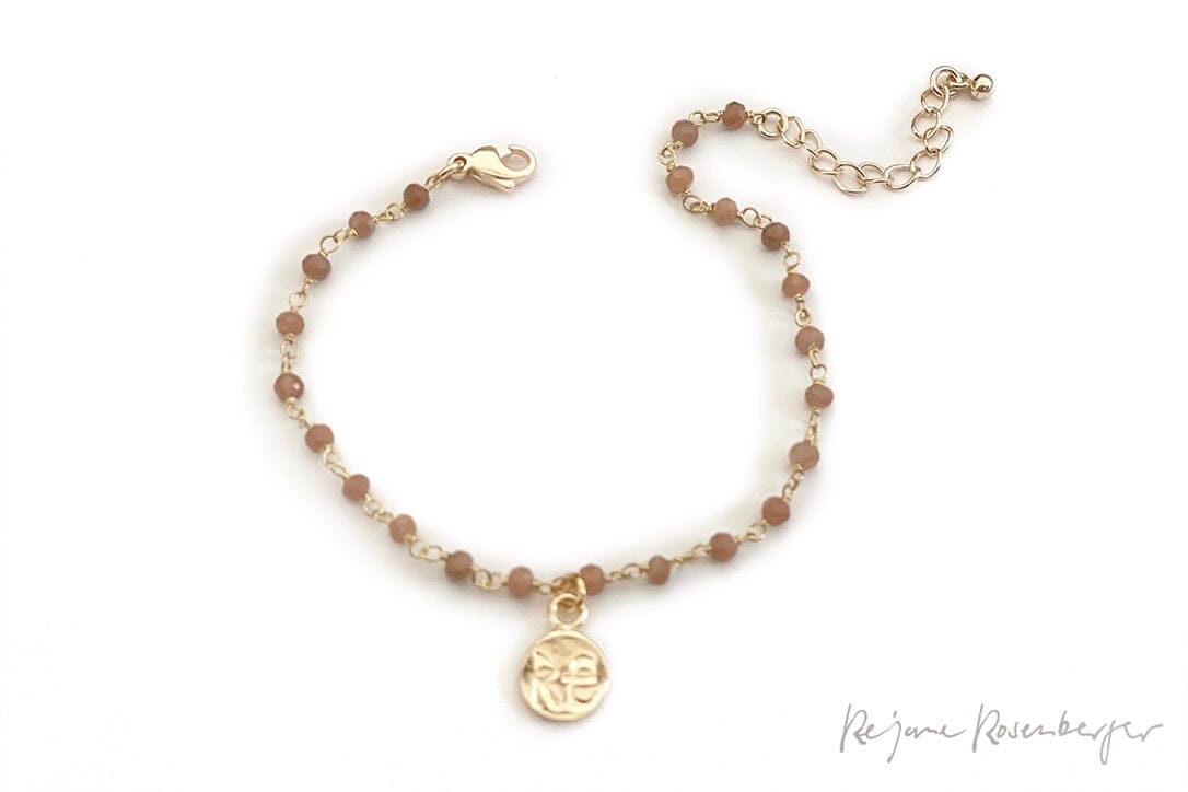 REJANE ROSENBERGER DESIGN Stein/Gold Armband "MY" div. Steine