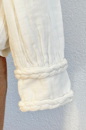 NOTSHY Baumwollbluse "CLOVIS" off-white
