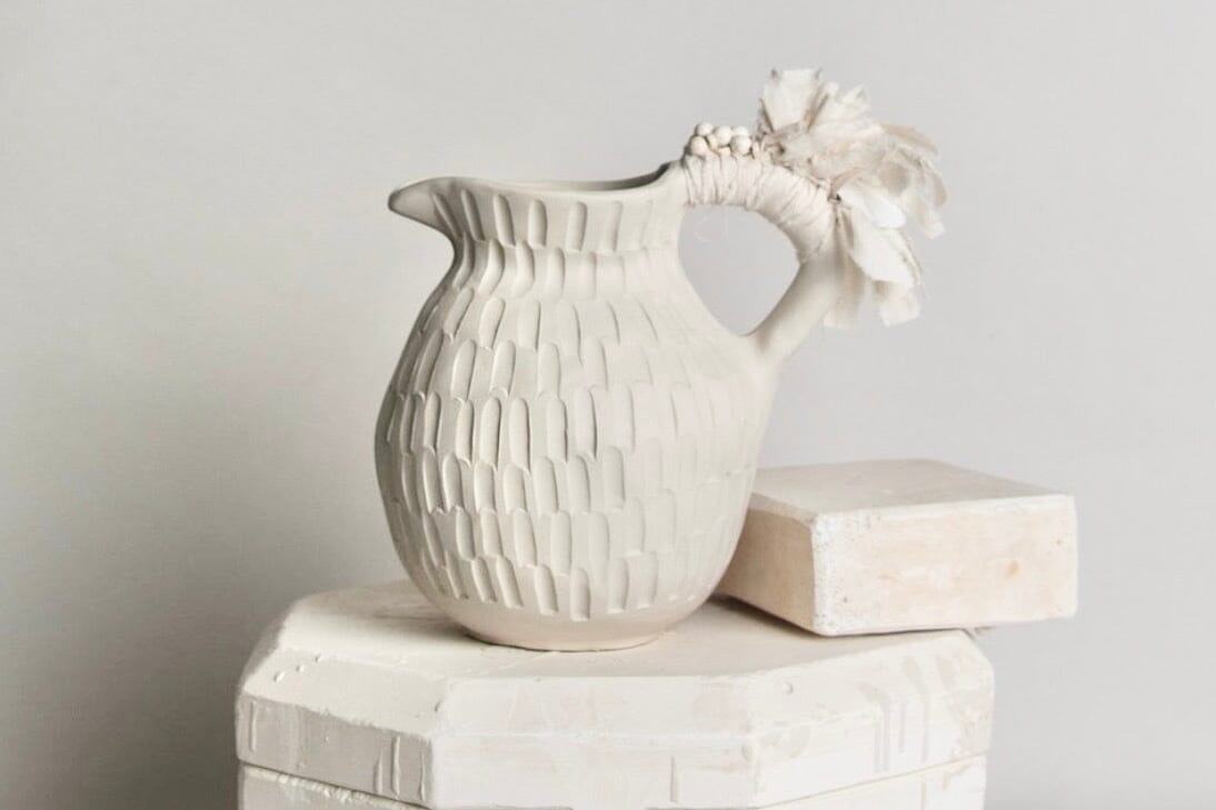 ANNA WESTERLUND Krug - Vase white