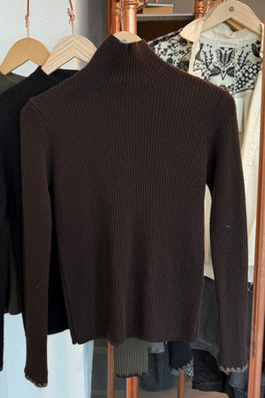 MAISON HOTEL Strickpullover "DOLCEVITA" caffe