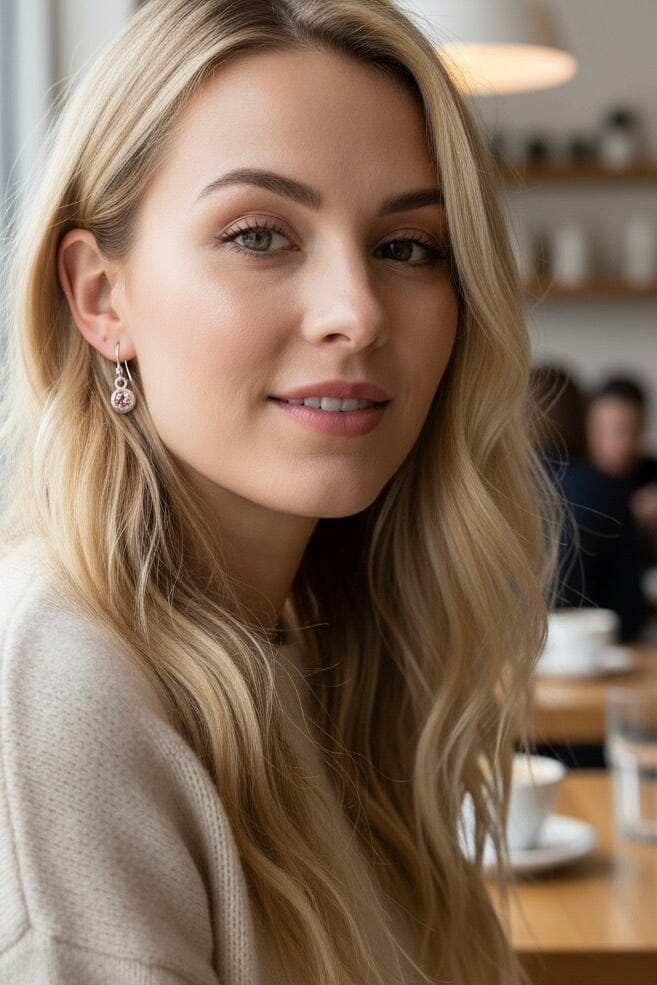 REJANE ROSENBERGER DESIGN Ohrring "Spinel" flieder