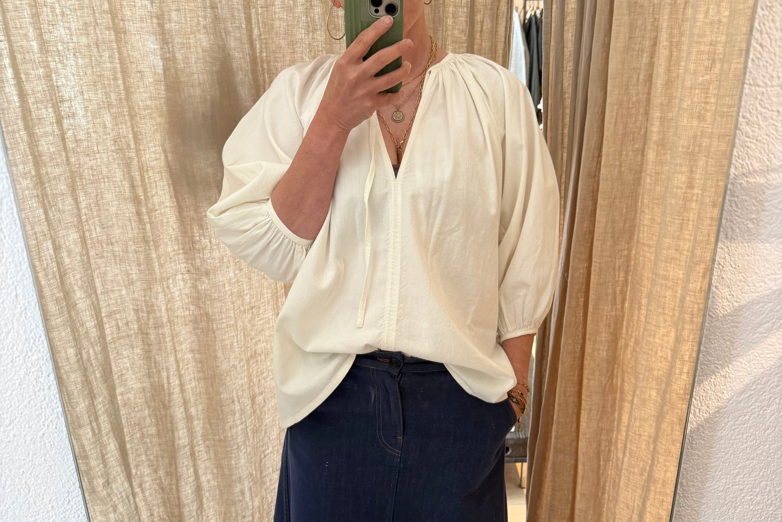 HAPPYHAUS die Bluse "BOHEME" off-white