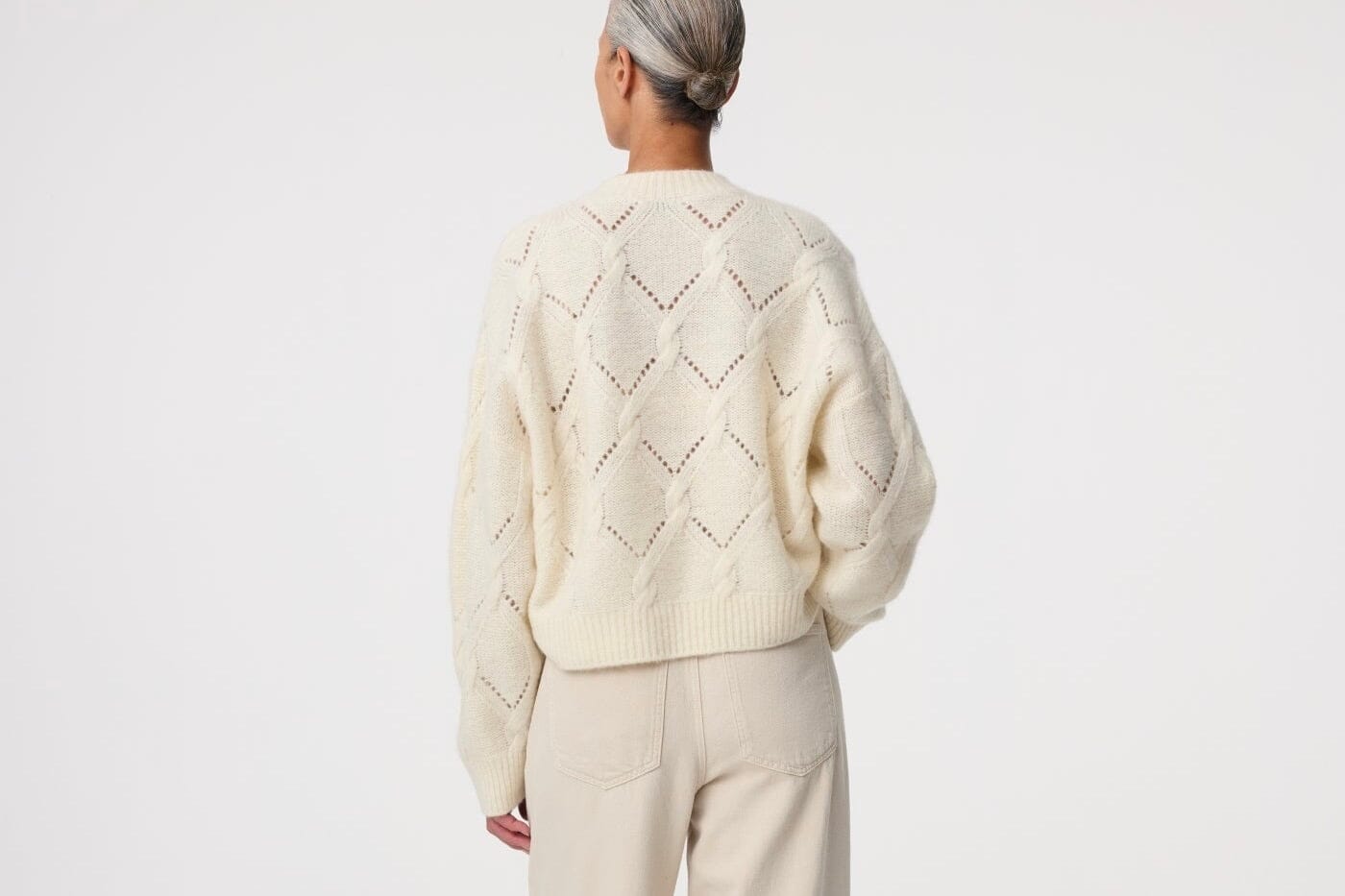 KNIT TED Strickpullover "Gabriel" off-white