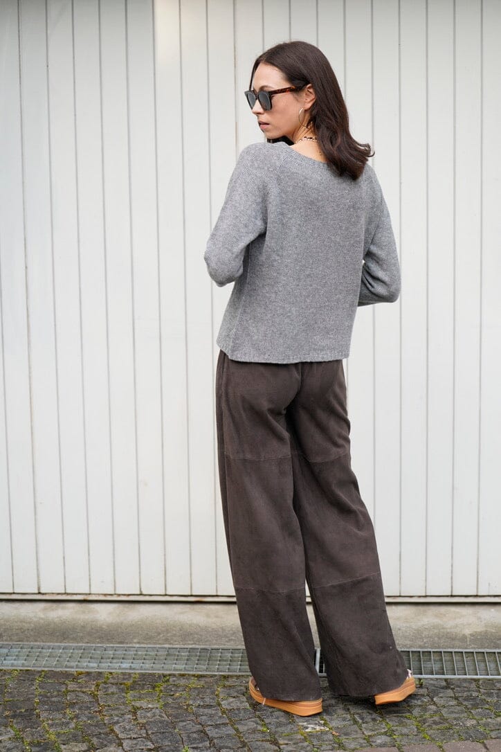 Choice by Réjane Rosenberger Cashmere Blend Pullover "FITTED" antracite