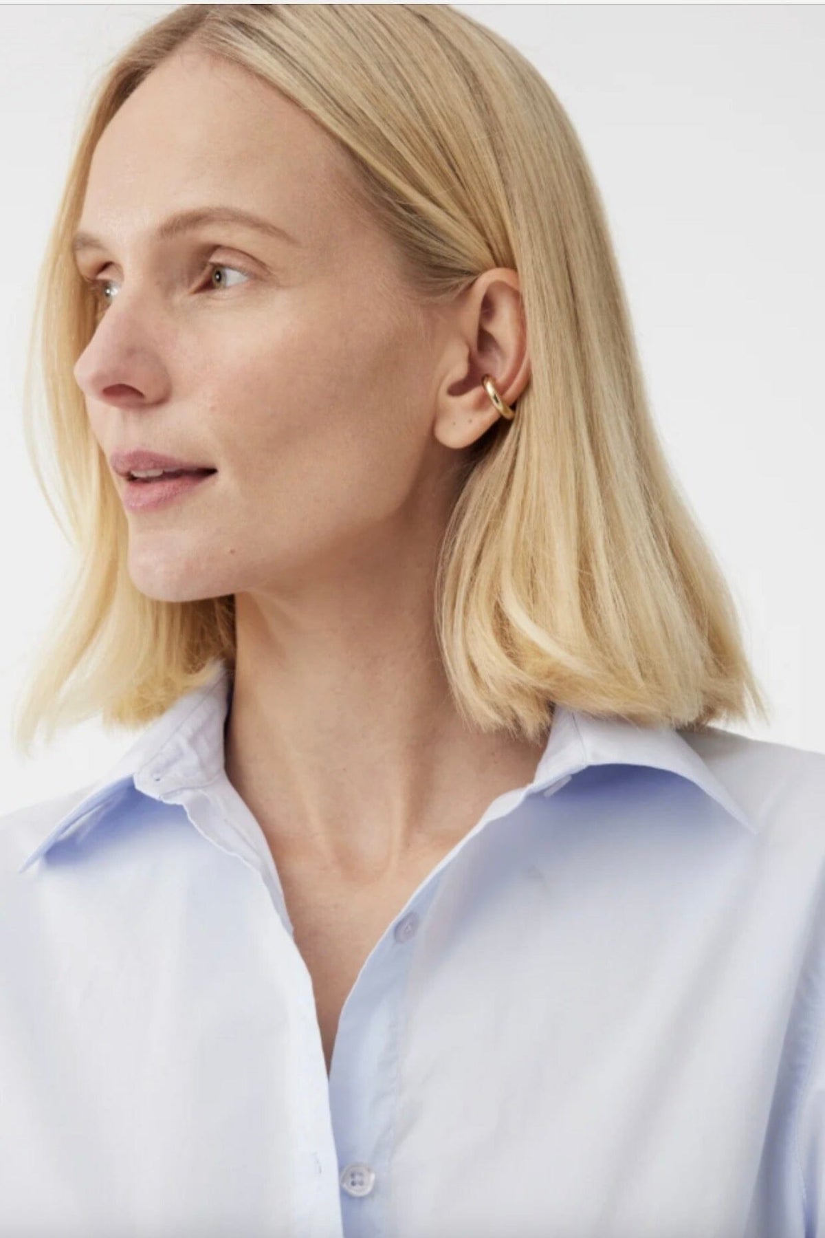 KNIT TED Popeline Hemd "LIES" hellblau