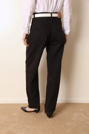 LAURENCE BRAS Cotton Jeans "CASSIE" tief schwarz