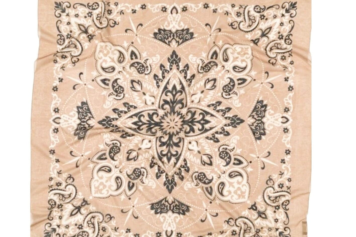MAISON LECOMTE FLAMANT Wool/Cashmere "Scarf" beige