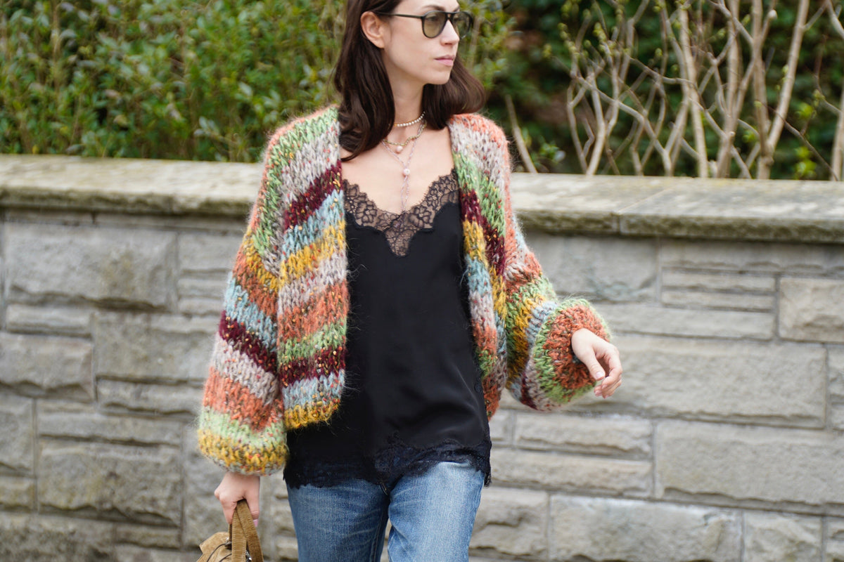 MES DEMOISELLES Seidentop "BARRY" schwarz