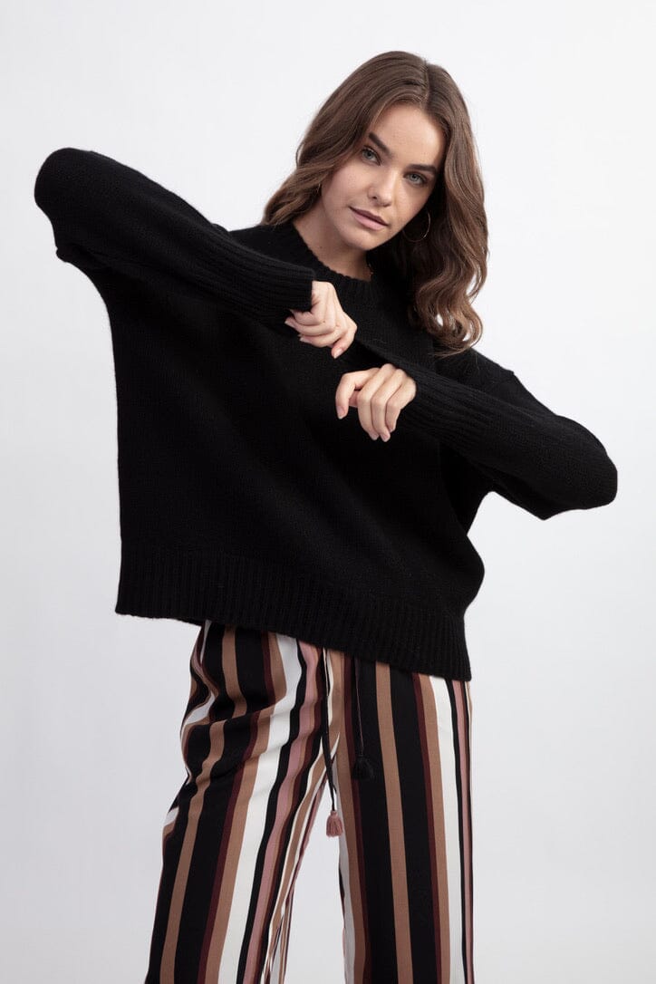 NOTSHY Strickpullover "ACHINU" schwarz